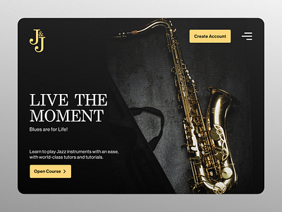 Daily UI #003 - Landing Page daily ui graphic design india landing page music ui ui challenge ui design unique