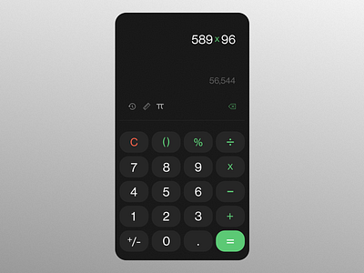 Daily UI - 004 Calculator calculator daily ui graphic design india minimal ui ui challenge unique