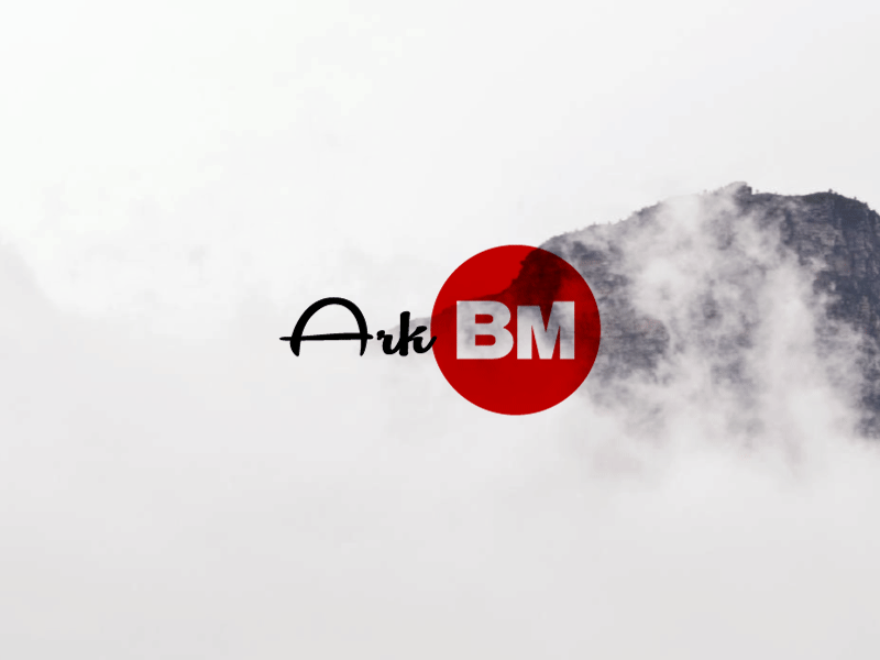 ArkBM Living Logo after effects animation gif living logo logo typography