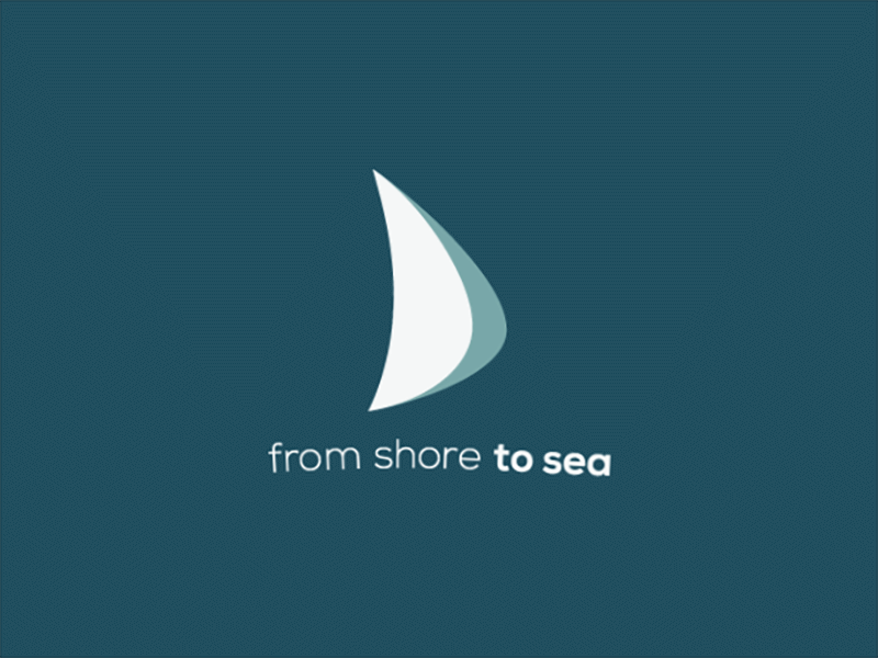 FromShoreToSea after effects animation branding living logo logo typography