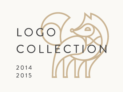 Logo collection 2014-2015 animal fox geometry icon identity logo modern retro vintage