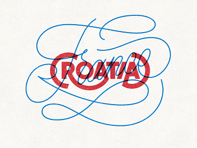 🇭🇷VS 🇫🇷 croatia football france lettering type typographic