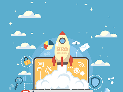 Elements on a Google’s SERP business marketing online seo serp