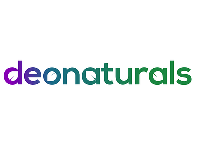 deonaturals gradient green leaf logo logo xd