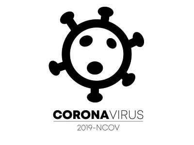 flat logo coronavirus