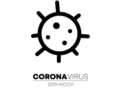 virus coronavirus design icon illustration logo vector virus