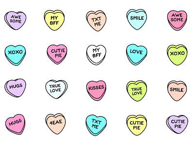 candy hearts