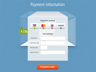 Payment information order pay payment