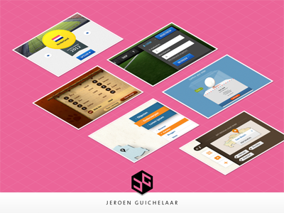 Portfolio design layout portfolio screenshots