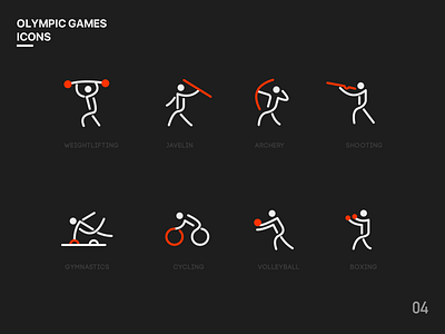 Olympic Games Icon icon movement olympic games