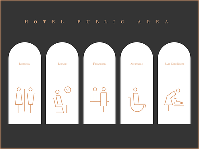 Hotel Public Area Icon hotel public area icon