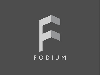 Fodium animasi antik aplikasi desain ikon ilustrasi logo logo minimalis logo vintage merek minimalis tipografi ui ux vektor web