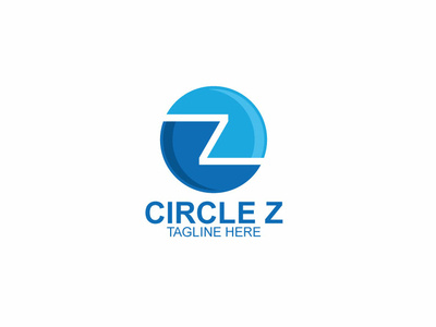 Circle Z Logo animasi antik aplikasi desain ikon ilustrasi logo logo minimalis logo vintage merek minimalis tipografi ui ux vektor web