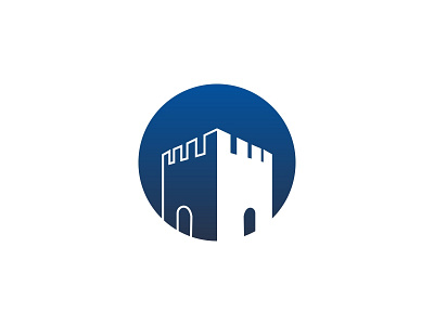 Castle Logo animasi antik aplikasi datar desain ikon ilustrasi logo logo minimalis logo vintage merek minimalis tipografi ui ux vektor web