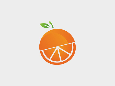 Orange Logo Template animasi aplikasi datar desain fruit ikon ilustrasi logo logo minimalis merek minimalis orange tipografi ui vektor web