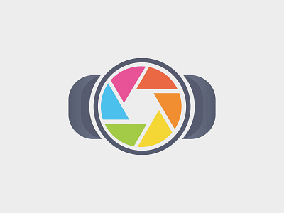 Camera Lens Logo Template