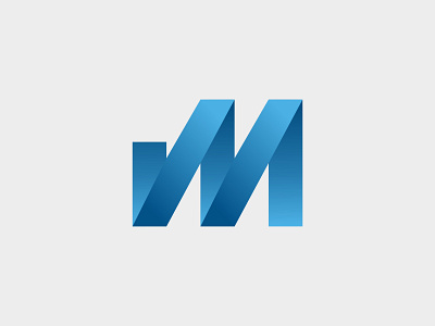 M Letter Logo aplikasi desain ikon ilustrasi letter logo logo minimalis m merek minimalis ui vektor web