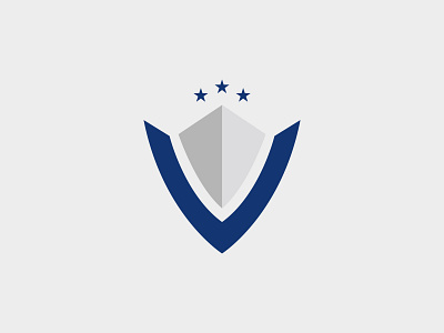 Shield Star Logo Concept aplikasi desain ikon logo logo minimalis merek minimalis shield star vektor web
