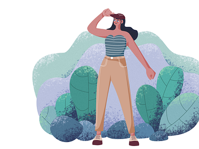 Me, acting up all high and mighty! 2d affinitydesigner cap character colors design digitalart flat girl illustration illustrator vector