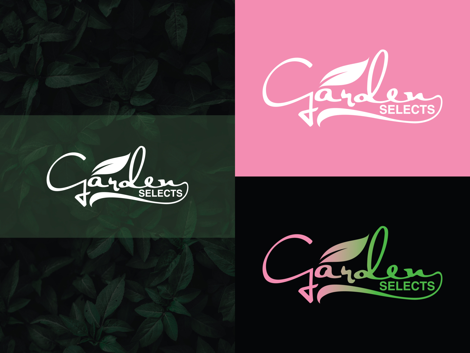 Garden Selects Logo | Plant Based Natural Logo | Organic Logo by Munnu ...