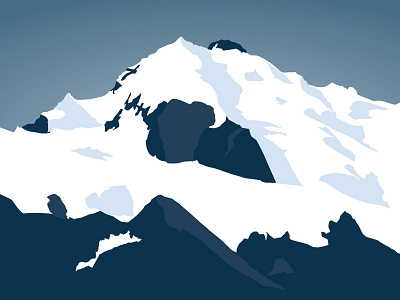 Dufourspitze alps dufourspitze illustration marmotamaps mountain vector