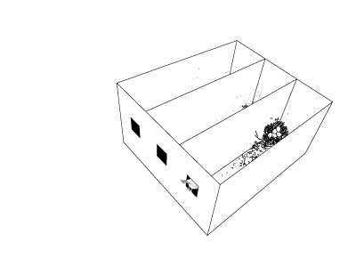 nesting box 4 3 aint magazine bird blackwhite illustration minimalistic nesting box