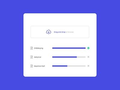 File Upload daily daily 100 challenge design ui