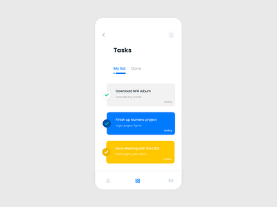 Tasks design illustration ui