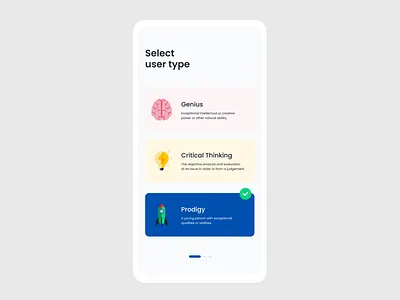 User select app dailyui design userinterface ux