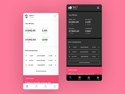 Wallet Concept app design minimal ui ux