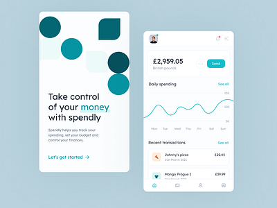 Banking mobile concept