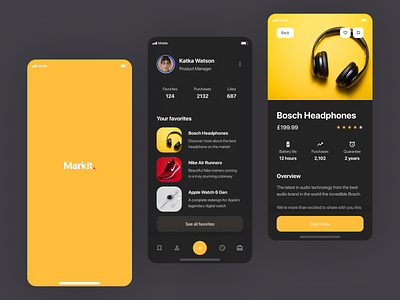 Mobile e-commerce UI concept app design minimal ui
