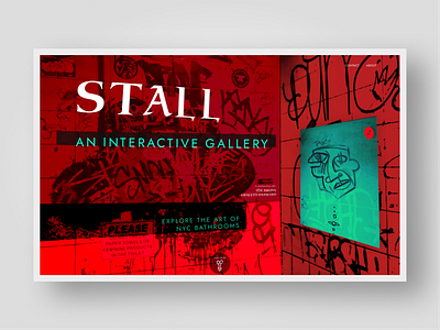 Graffiti Exhibition Landing Page