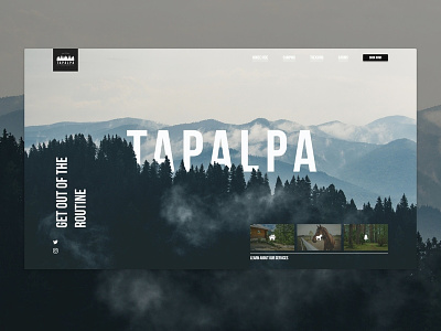 Exploring Tapalpa adobe xd grid layout ui web web deisgn website