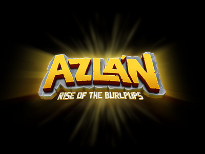 AZLAN Logo game ui logo design vr game