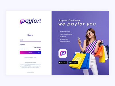 Payfor Website Design branding payfor website design