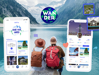 Wander Travel Companion App android app iphone app travel wander