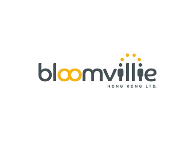 Bloomvillie Logo Design illustration logo design
