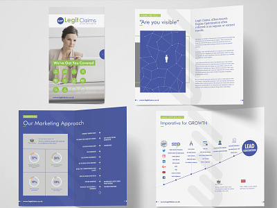 Legit Claims Brochure Design graphics design