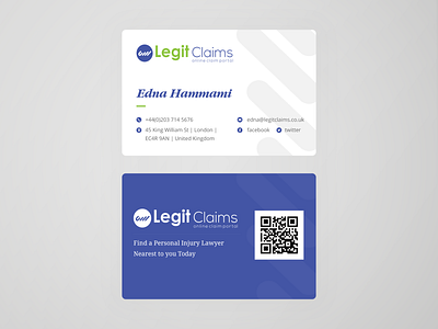 Legit Claims Business Cards branding business cards design