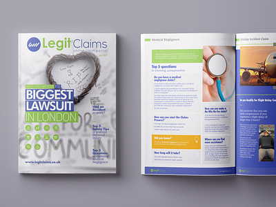 Legit Claims Magazine Design