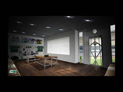 Dressing Room - Cricket Simulator VR Game 3d cricket ui ux vr game