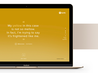 Fendi Eyeshine design fashion fendi gold lyrics music spotify ui ux yellow