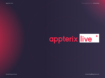 appterix live branding logo streaming