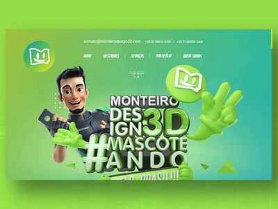 Monteiro 3d Design design inspiration ui ux web webdesign webdeveloper webdevelopment website