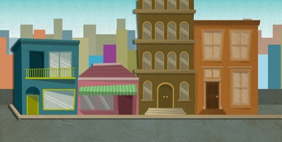 WIP for project I'm working on buildings illustrator