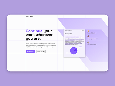 Landing page for a collaborative document editor (light mode)