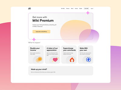 Miki Premium Page (Light)