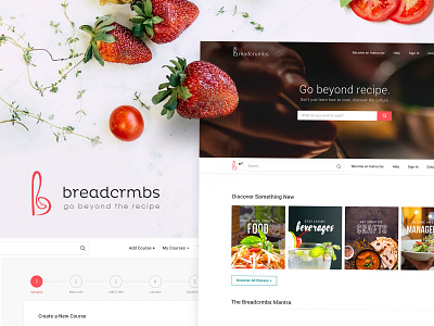Breadcrmbs | Website, App, Logo Designs creative food app inspiration interaction design uiux website design