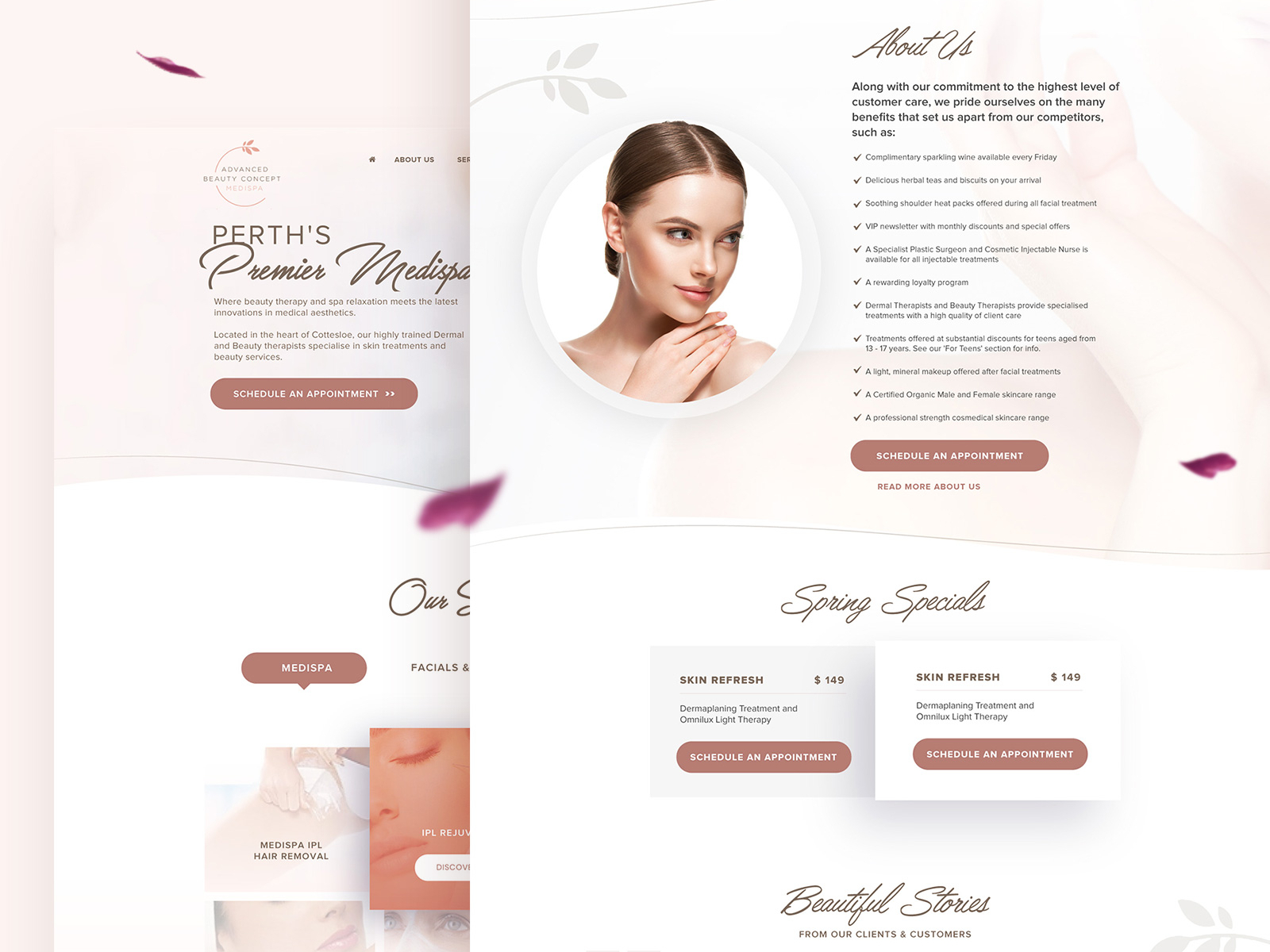 ABC Medispa | Website Design by Archt Padero on Dribbble